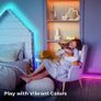 MINGER LED Strip Lights 10m, RGB Colour Changing LED Lights Kit with IR Remote, 20 Colours, 6 Lighting Modes and DIY for Home, Bedroom, Bar Decoration [Energy Class A] Image 3