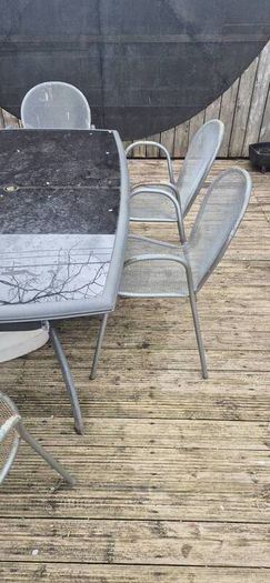 6 seater outdoor table and chairs