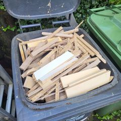 chipboard / plywood offcuts for burning