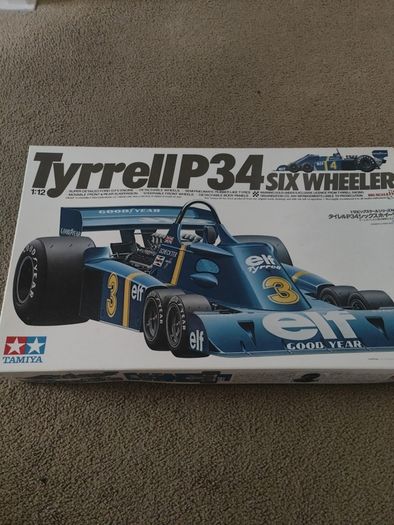 Tamiya 1/12 Tyrrell P34 six wheeler. 1976 Formula 1. 12021
