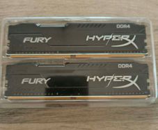 DDR4 HyperX Fury Black 16GB [2x8GB]