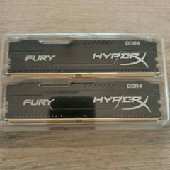 DDR4 HyperX Fury Black 16GB [2x8GB]