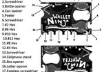 Wallet Ninja 18 in 1 Tool