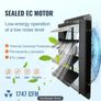 16-Inch Metal Exhaust Fan with Temperature & Humidity Controller Image 4