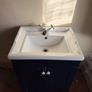Vanity unit navy and white Image 4