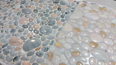 Pebble, stone, brick, tile Effect 3D PVC  Wall panel