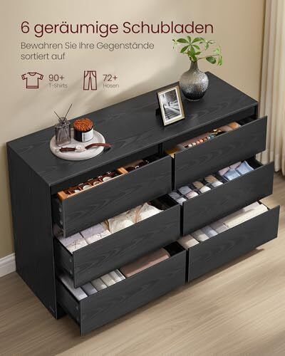 Chest of Drawers Cabinet with 6 Drawers