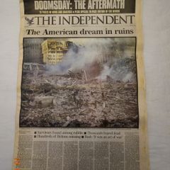 Collectable Newspaper from 9/11