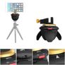 Mini Electric Panorama Rotating Tripod Head Phone Clip Image 4