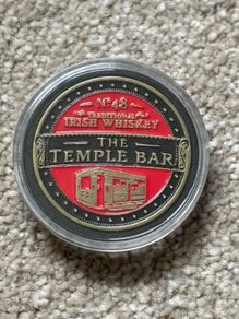 Temple Bar Traditional Irish Whiskey Token
