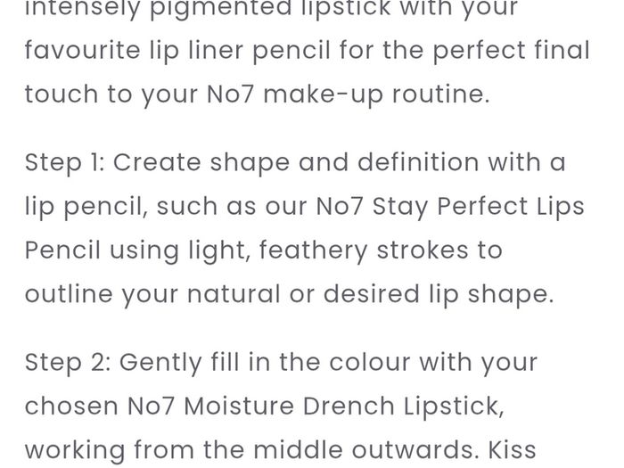 Only 2 Euro Each!! - No.7 Lip Beauty