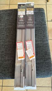 Grey Venetian Blinds x 2