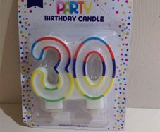 30 Birthday Candle
