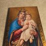 Golden Holly wall plaque of Virgin Mary & Baby Jesus, Chiesa di Sant Agnese in Agone Image 6