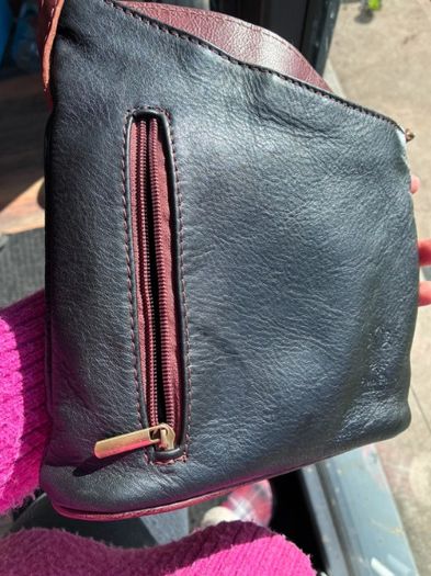 Vera Pelle hand bag black