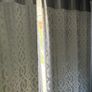 2 x Elegant Grey & Silver Eyelet Curtains Image 7