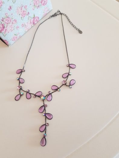 Purple Costume Necklace