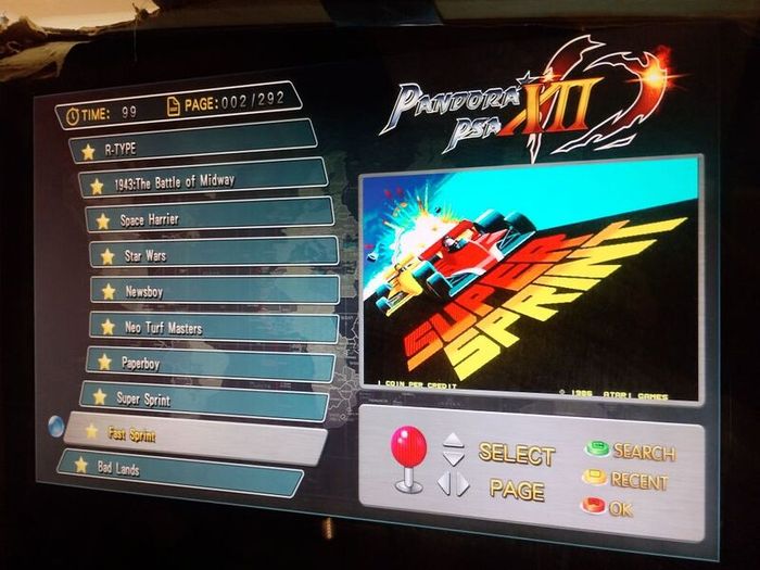 arcade machine