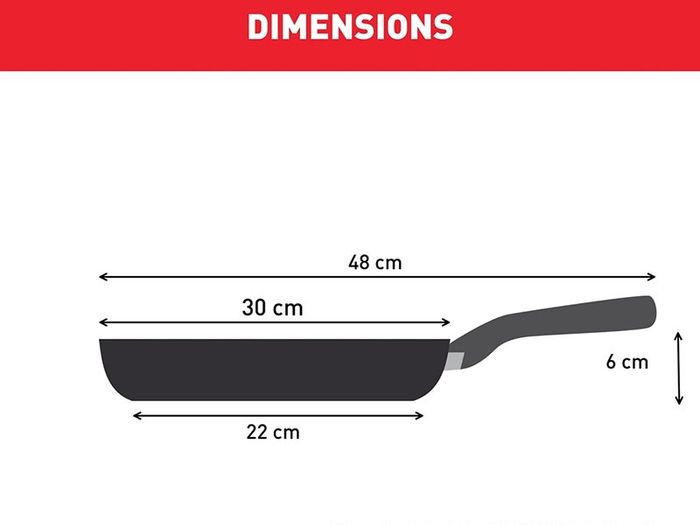 28cm Frying Pan, Unlimited ON, Non- Stick Induction, Aluminium, Exclusive