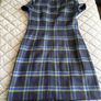 Hobbs and Moon 100% Wool Tartan Check Dress UK 12 Image 3