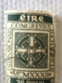 Rare 1932 Irish Stamp - International Eucharistic Congress
