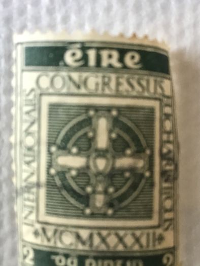 Rare 1932 Irish Stamp - International Eucharistic Congress
