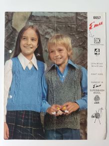 Knitting Pattern - Pullover for Children