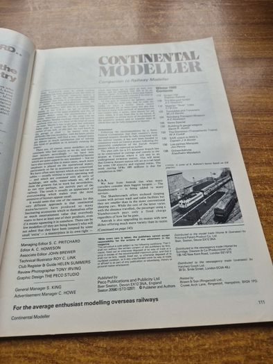 Rare Find: Vintage Continental Modeller Winter 1980.