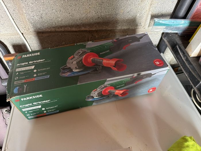New parkside angle grinder