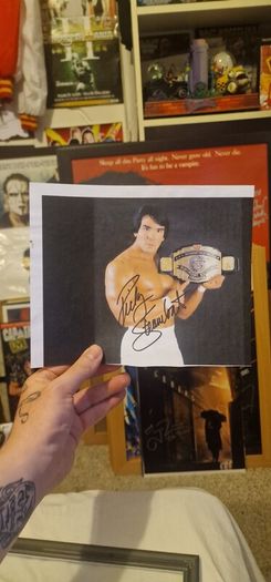 WWE Ricky ' The Dragon ' Steamboat Autograph