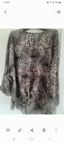 ladies leopard print blouse