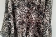 ladies leopard print blouse
