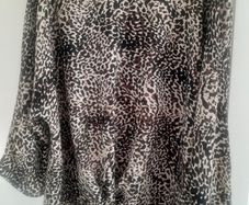 ladies leopard print blouse