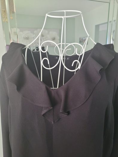 dunnes black blouse