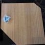 Gill New Capri Floating Corner Shelf Oak Wood Effect NEW Image 2