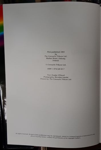 Galway: Heart Of The West by Peadar O'Dowd (signed)