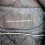 French Connection Mens Navy Quilted Jacket Size M Corduroy Elbow Patches FCUK Image 9