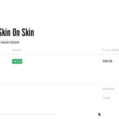 D8 in the garden presents skin on skin ticket