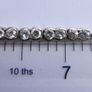 Vintage Sterling Silver 925 Round CZ Tennis Bracelet length 8" - 11,3g Image 8