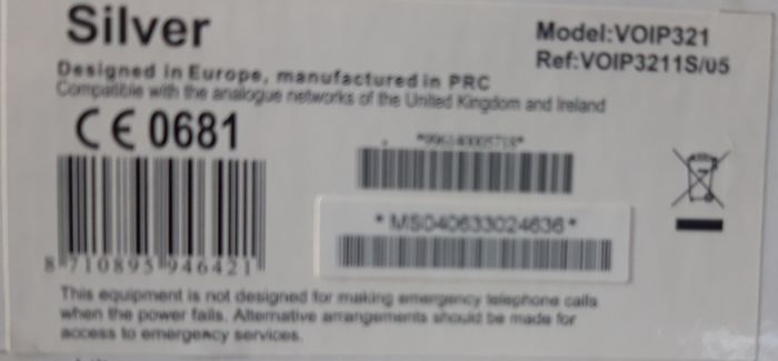 Philip's  dual phone VOIP 321