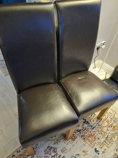 2 leather Chairs