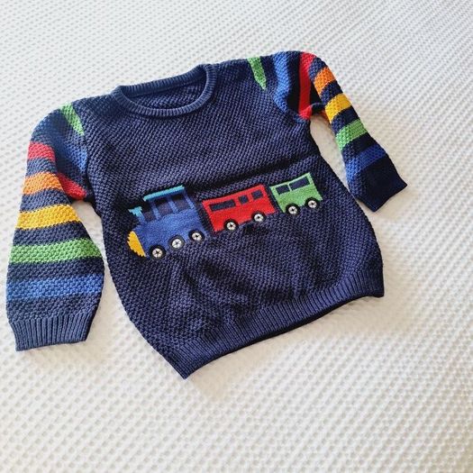 Boys Train Jumper Age 2-3