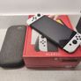 Nintendo Switch OLED As New White with 2 Games Image 2