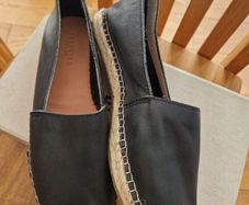 Selected Femme Leather Espadrilles New