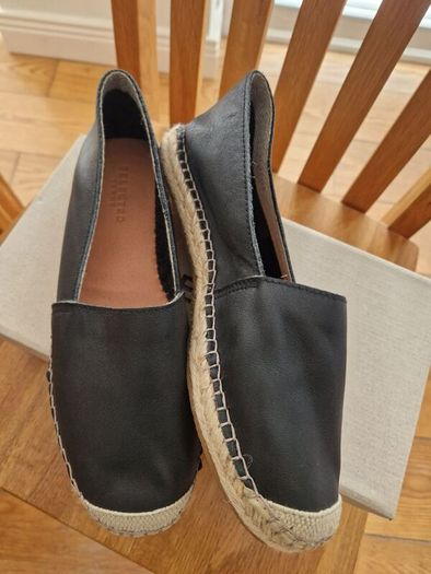 Selected Femme Leather Espadrilles New
