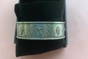 Antique Silver and Gold Bangle