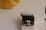 Brand new genuine pandora diamond silver club charm