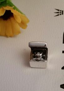 Brand new genuine pandora diamond silver club charm