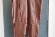 PLT tan PU leggings Sz 8