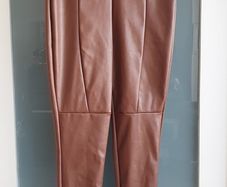 PLT tan PU leggings Sz 8